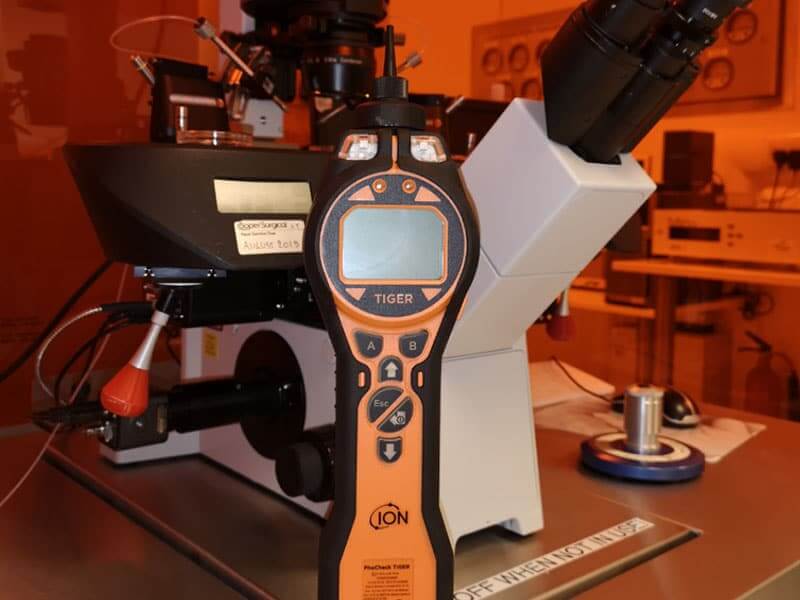 Tiger VOC detector for use within assisted conception unit