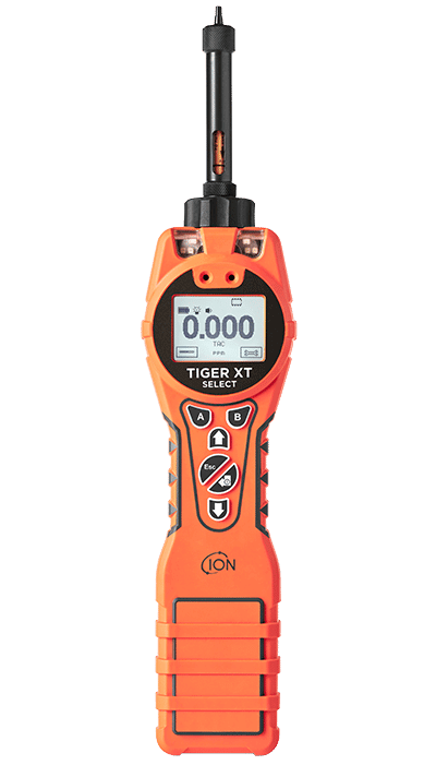Ion Science Tiger XT Select VOC PID Gas Detector - PPM, pour le benzène et les composés aromatiques totaux, avec un capteur 10eV, PPM/H&S/enregistrement des données